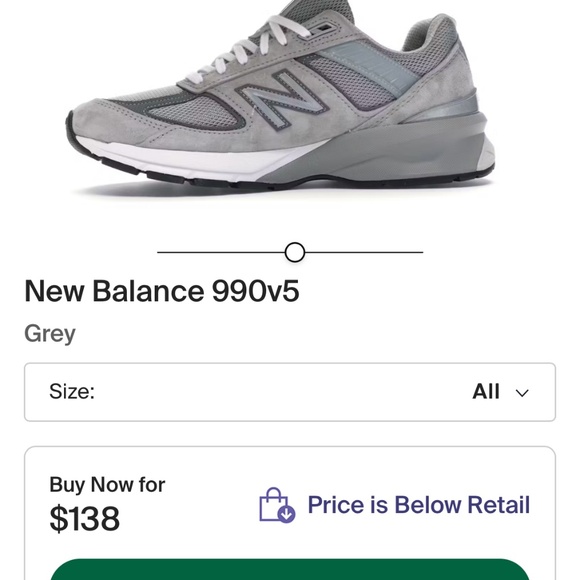 BRAND NEW NEW BALANCE 990 V5 - Picture 3 of 15